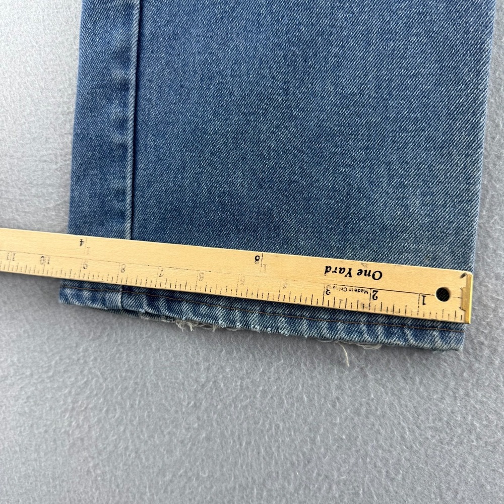 Vintage 70s Jeans Mens (Fits 34x29) Blue Denim Faded Bootcut Scoville Zip USA - Picture 15 of 16